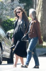 Pregnant KEIRA KNIGHTLEY Out in North London