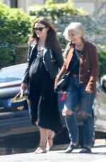 Pregnant KEIRA KNIGHTLEY Out in North London