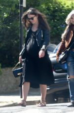 Pregnant KEIRA KNIGHTLEY Out in North London