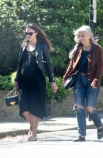 Pregnant KEIRA KNIGHTLEY Out in North London