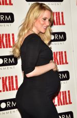 Pregnant REBECCA FERIDNANDO at Age of Kill Private Screening in London