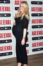 Pregnant REBECCA FERIDNANDO at Age of Kill Private Screening in London