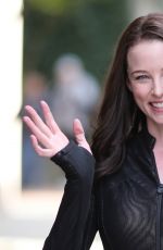 RACHEL NICHOLS on the Set of Continuum in Vancouver
