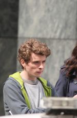 RACHEL NICOLS on the Set of Continuum in Vancouver 04/21/2015