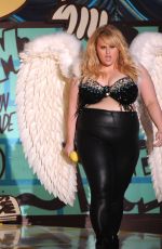 REBEL WILSON at 2015 MTV Movie Awards in Los Angeles
