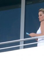 REESE WITHERSPOON at a Hotel Balcony in Miami 04/20/2015