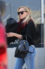REESE WITHERSPOON in Jeans at LAX Airport in Los Angeles