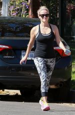 REESE WITHERSPOON in Tights Out and About in Pacific Palisades 04/28/2015