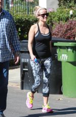 REESE WITHERSPOON in Tights Out and About in Pacific Palisades 04/28/2015