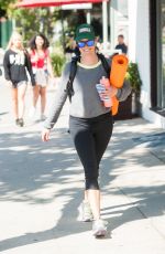 REESE WITHERSPOON Leaves a Hym in Brentwood