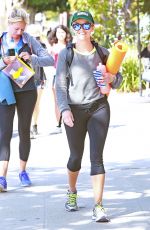 REESE WITHERSPOON Leaves a Hym in Brentwood