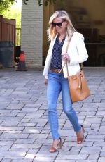 REESE WITHERSPOON Leaves Her New House in Pacific Palisades