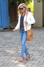 REESE WITHERSPOON Leaves Her New House in Pacific Palisades