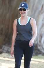 REESE WITHERSPOON Out Walking in Brentwood  04/29/2015