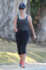 REESE WITHERSPOON Out Walking in Brentwood  04/29/2015