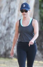 REESE WITHERSPOON Out Walking in Brentwood  04/29/2015