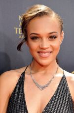 REIGN EDWARDS at 2015 Daytime Emmy Awards in Burbank