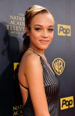 REIGN EDWARDS at 2015 Daytime Emmy Awards in Burbank