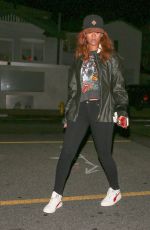 RIHANNA Arrives at Giorgio Baldi in Santa Monica 04/29/2015