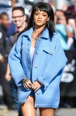 RIHANNA at Jimmy Kimmel Live in Hollywood