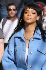 RIHANNA at Jimmy Kimmel Live in Hollywood
