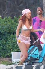 RIHANNA in Bikini at a Boat in Honolulu