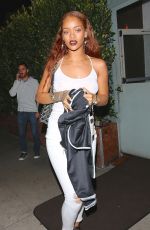 RIHANNA Night Out in Santa Monica