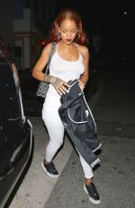 RIHANNA Night Out in Santa Monica