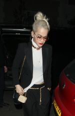 RITA ORA Arrives at Groucho Club in London 04/23/2015