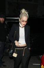 RITA ORA Arrives at Groucho Club in London 04/23/2015