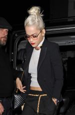 RITA ORA Arrives at Groucho Club in London 04/23/2015