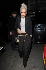 RITA ORA Arrives at Groucho Club in London 04/23/2015