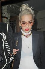 RITA ORA Arrives at Groucho Club in London 04/23/2015