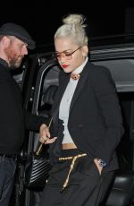 RITA ORA Arrives at Groucho Club in London 04/23/2015
