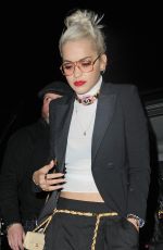RITA ORA Arrives at Groucho Club in London 04/23/2015