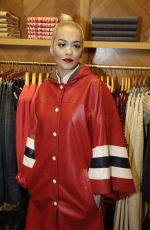 RITA ORA at Tommy Hilfiger Boutique Opening Party in Paris