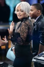 RITA ORA on the Set of Good Morning America in New York 04/20/2015
