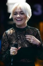 RITA ORA on the Set of Good Morning America in New York 04/20/2015