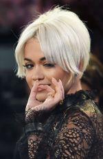 RITA ORA on the Set of Good Morning America in New York 04/20/2015