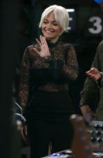 RITA ORA on the Set of Good Morning America in New York 04/20/2015