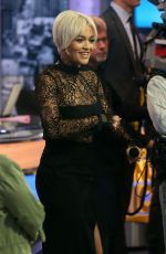 RITA ORA on the Set of Good Morning America in New York 04/20/2015
