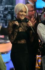 RITA ORA on the Set of Good Morning America in New York 04/20/2015