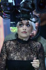 RITA ORA on the Set of Good Morning America in New York 04/20/2015