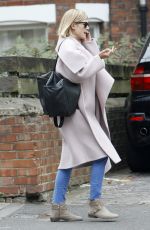 ROSAMUND PIKE Out and About in London 04/27/2015
