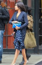 ROSARIO DAWSON Leaves Her Hotel in New York 04/15/2015