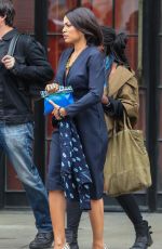 ROSARIO DAWSON Leaves Her Hotel in New York 04/15/2015