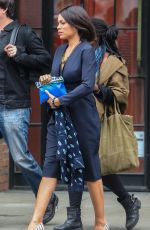 ROSARIO DAWSON Leaves Her Hotel in New York 04/15/2015