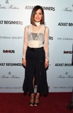 ROSE BYRNE at Adult Beginners Premiere in New York