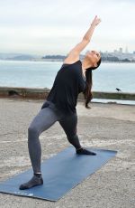 ROSELYN SANCHEZ at Finds Her Park at Golden Gate National Recreation Area in San Francisco