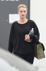 ROSIE HUNTINGTON-WHITELEY Leaves a Gym in West Hollywood 04/24/2015
